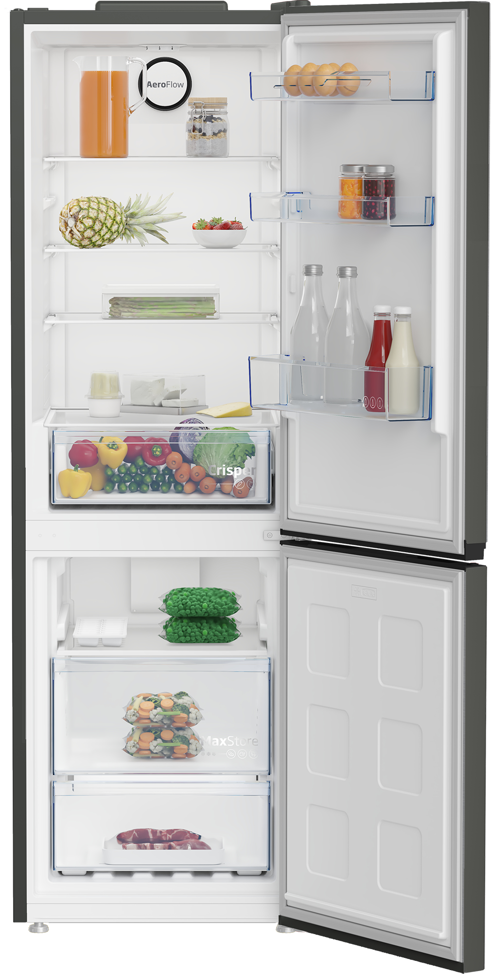 Beko B1RCNE364G fridge-freezer Freestanding – image 3