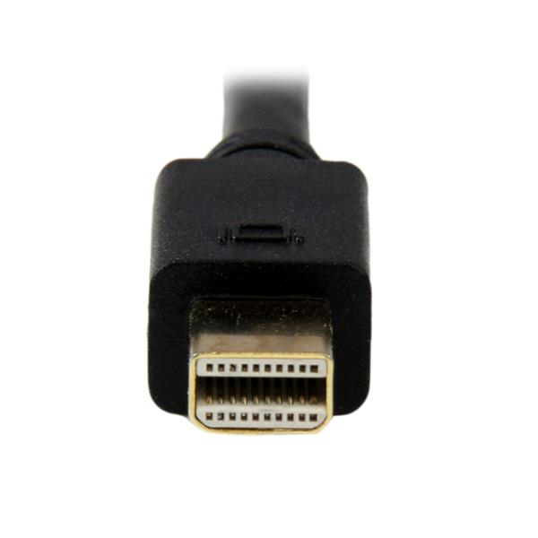صورة كابل محول StarTech.com MDP2VGAMM10B Mini DisplayPort إلى VGA، 3 متر، أسود