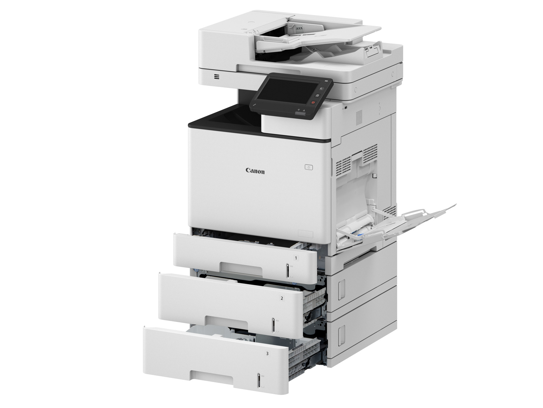 Canon i-SENSYS MF842cdw - Multifunction printer - colour - laser - A4 (210 x 297 mm), Legal (216 x 356 mm) (original) - A4/Legal (media) - up to 38 ppm (copying) - up to 38 ppm (printing) - 650 sheets - 33.6 Kbps - USB 2.0, LAN, USB host, Wi-Fi