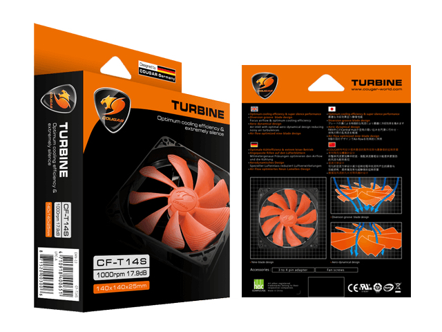 COUGAR CF-T12S computer cooling system Computer case Fan – image 9