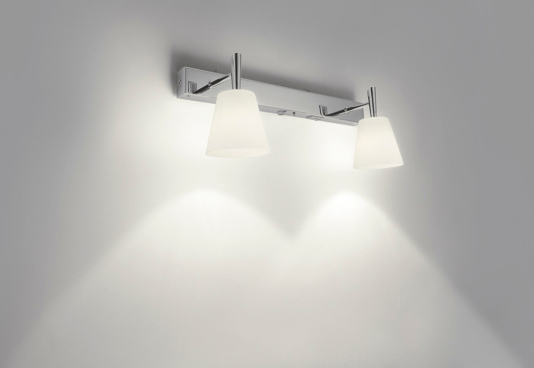 صورة Philips myBathroom إضاءة حائط زجاج كروم 2 لمبة G9