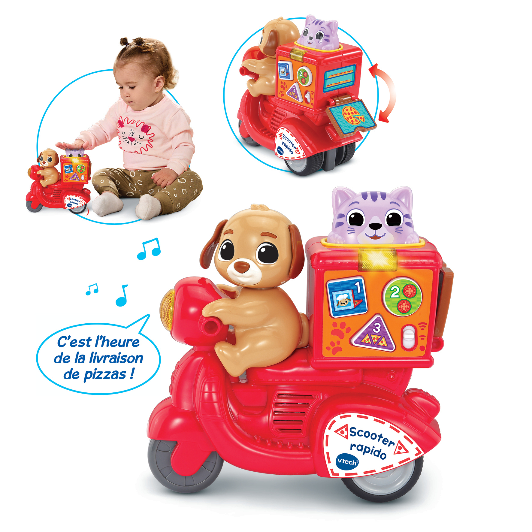 VTech Press & Go Scooter Rapido – image 1