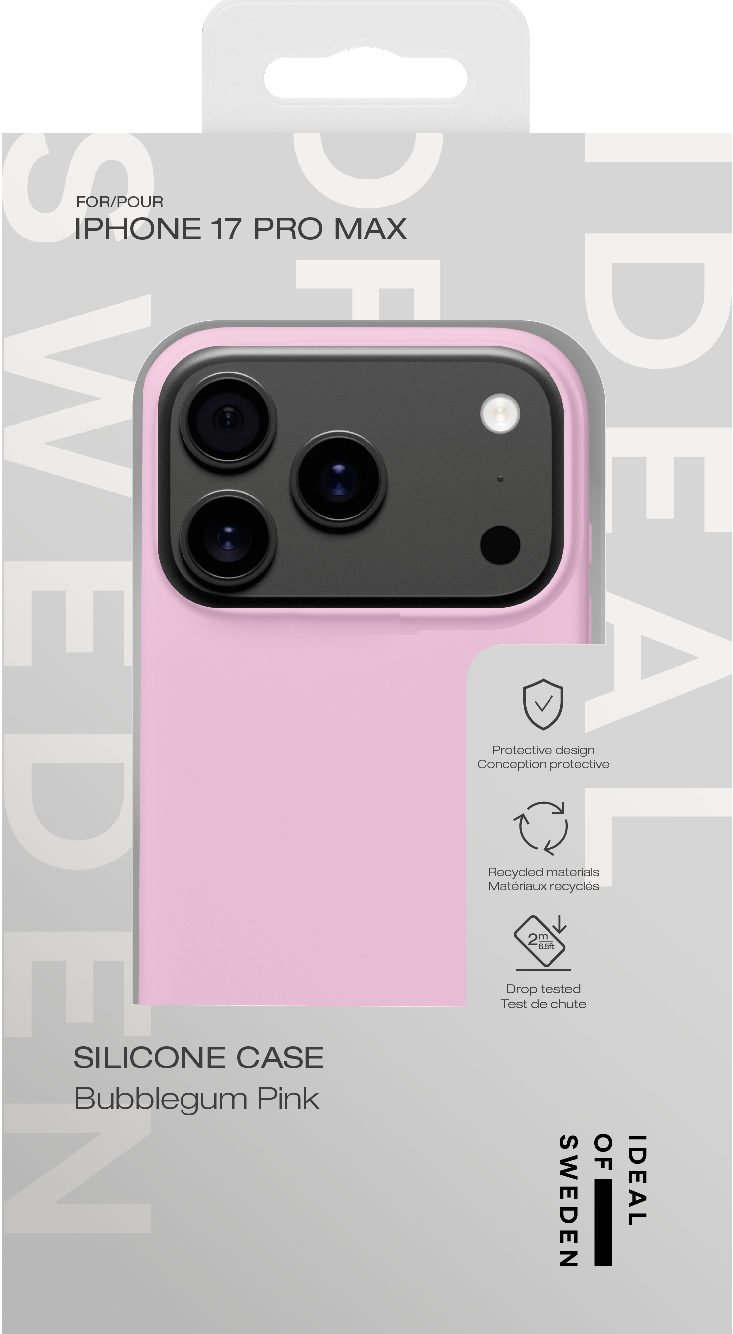 iDeal of Sweden Silicone Case iPhone 17 Pro Max Bubblegum Pink – image 2