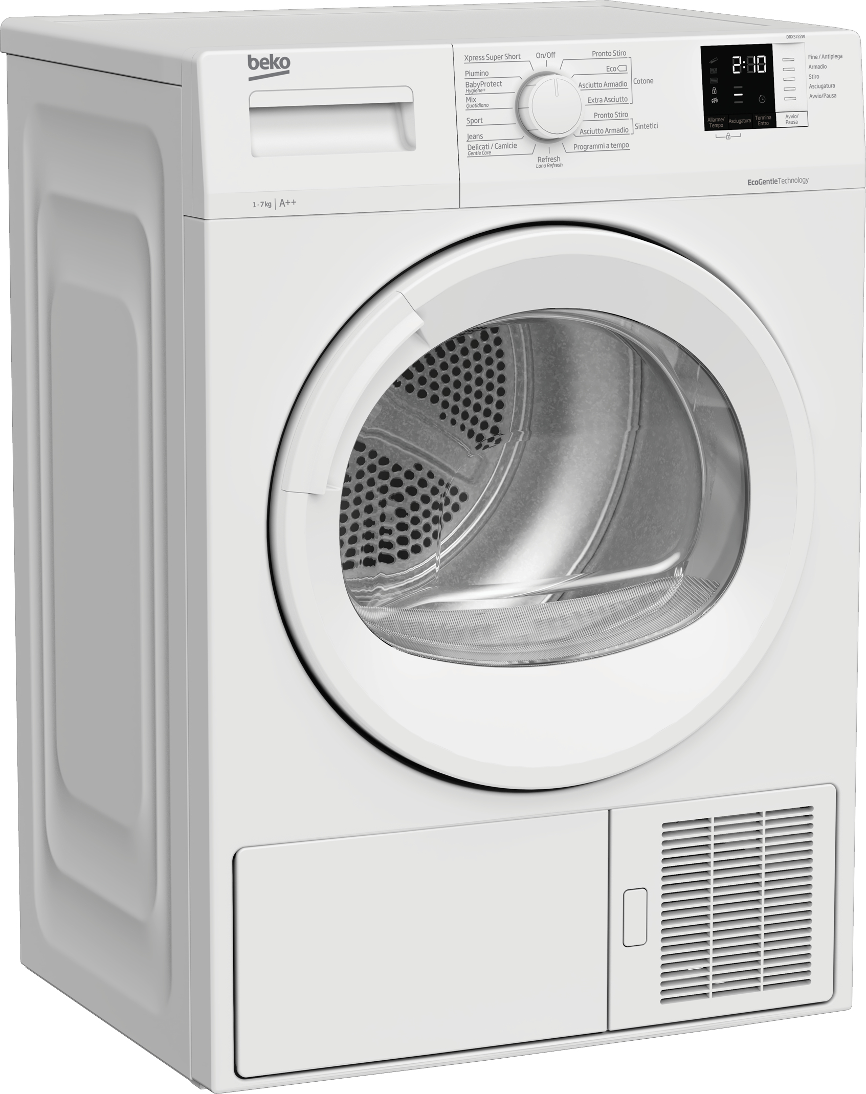 Beko DRXS722W tumble dryer Freestanding Front-load – image 2