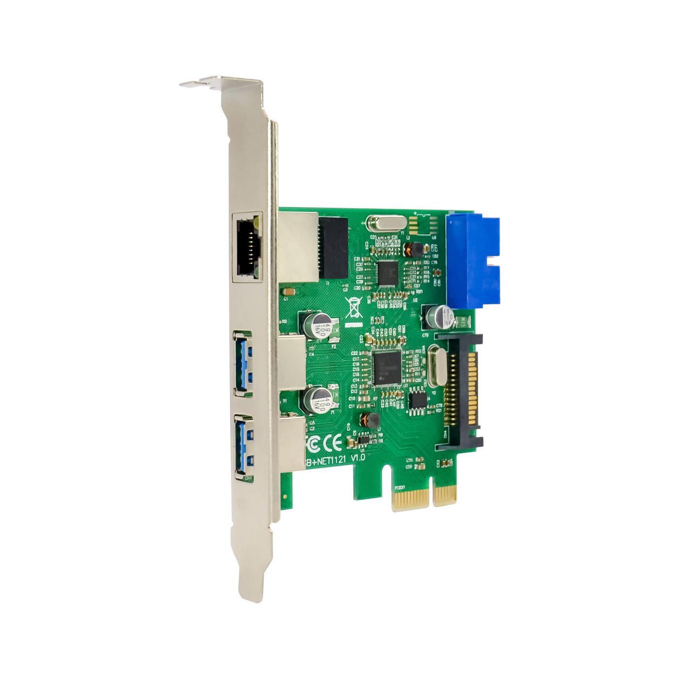 Microconnect MC-PCIEX1-RTL8153+VL805 network card Internal Ethernet 1000 Mbit/s – image 2