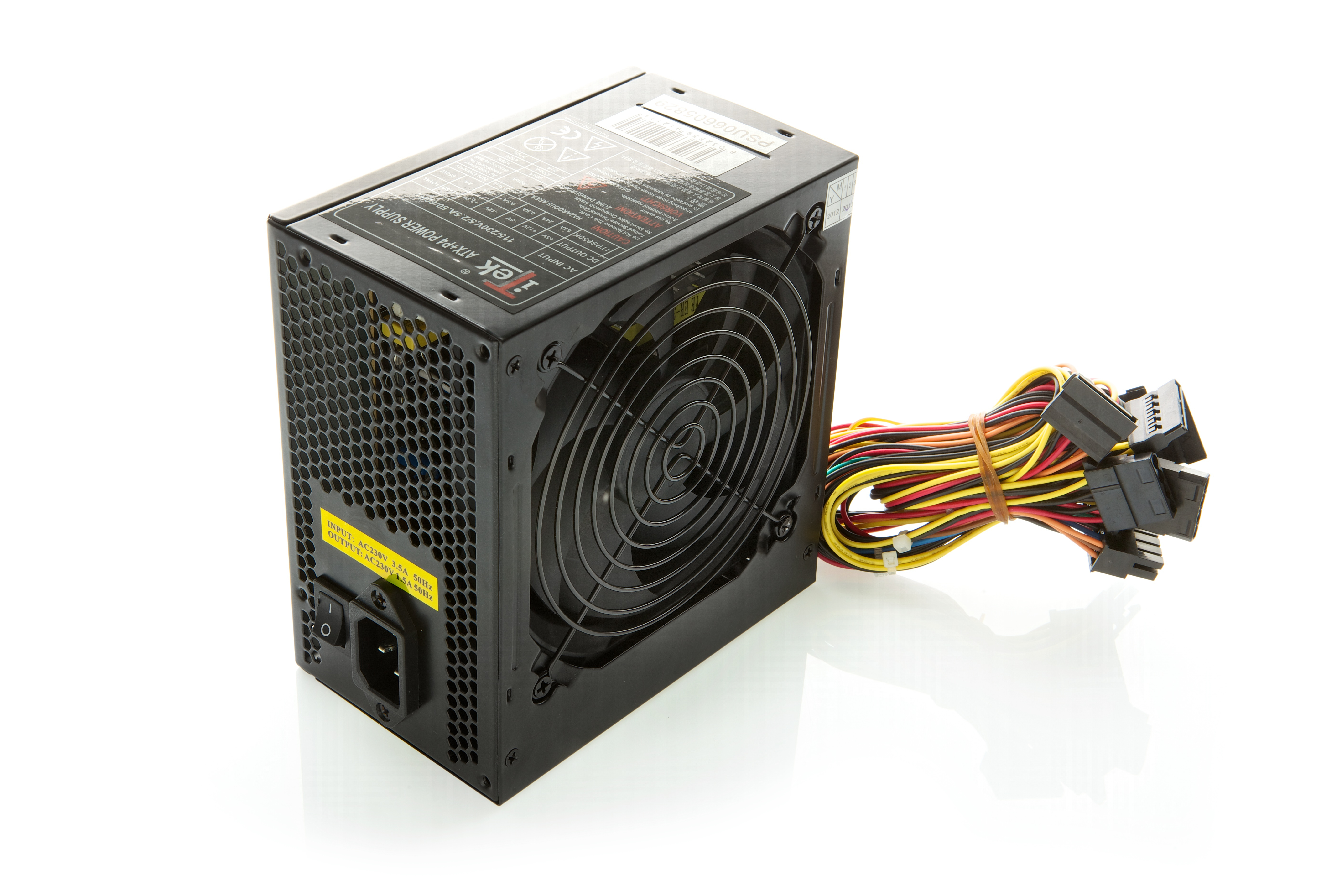 itek Energy K power supply unit 500 W 20+4 pin ATX ATX Black image 2