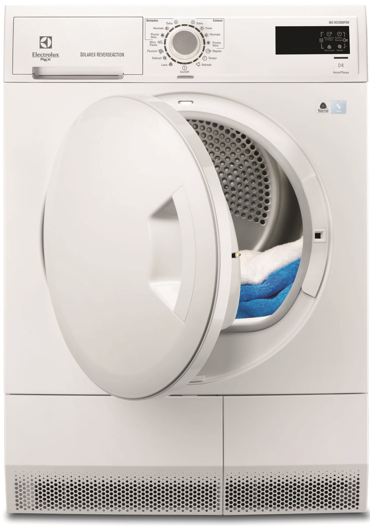 Electrolux RDC2086PDW tumble dryer Freestanding Front-load
