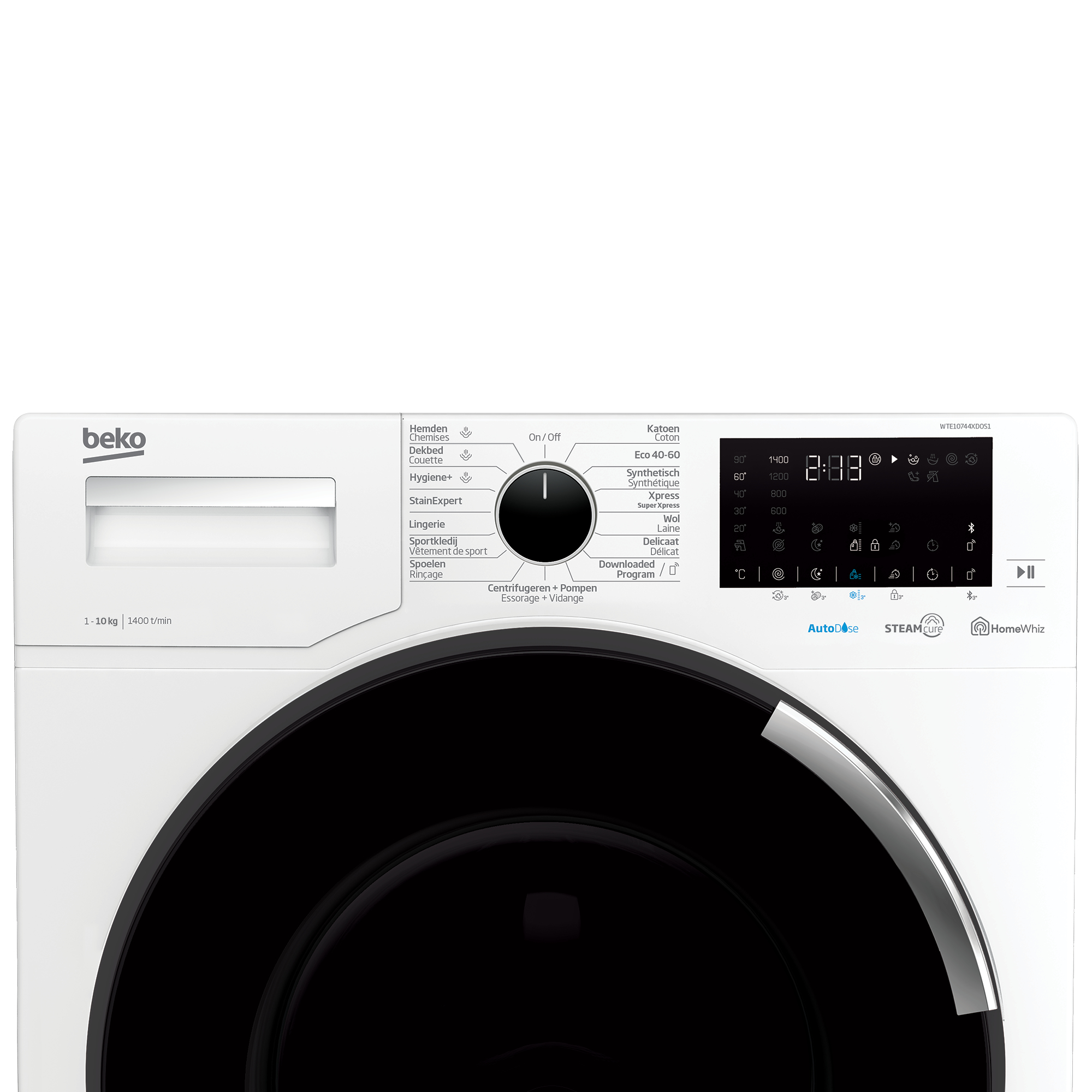 Beko WTE10744XDOS1 washing machine Front-load – image 2
