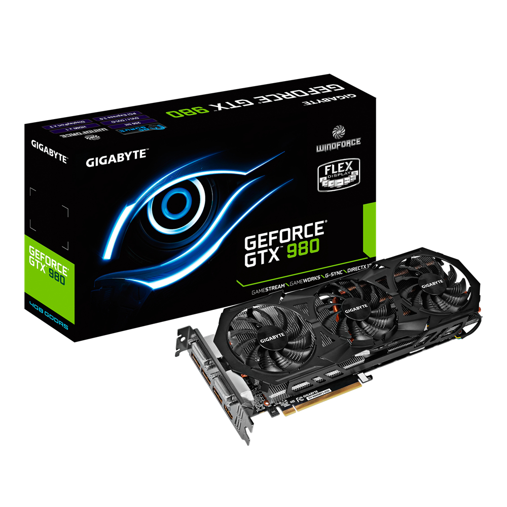 GIGABYTE GV-N980WF3-4GD graphics card NVIDIA GeForce GTX 980 – image 1