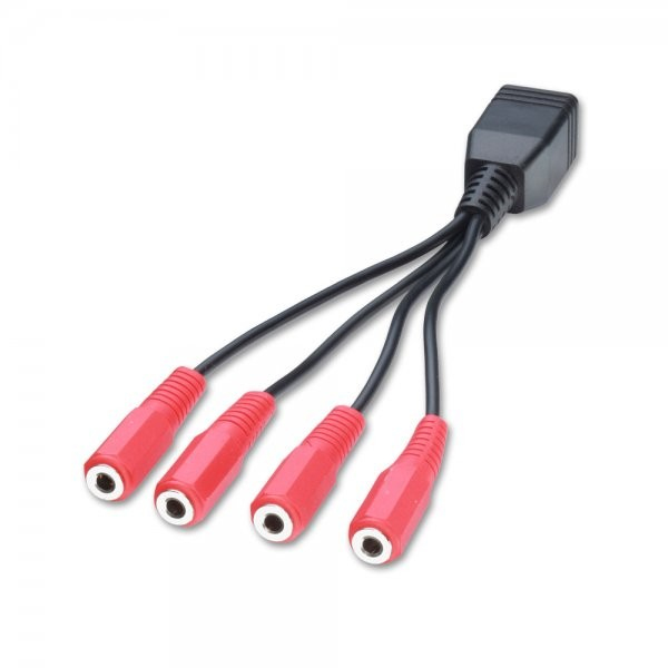 Lindy 38018 AV extender Black, Red – image 5