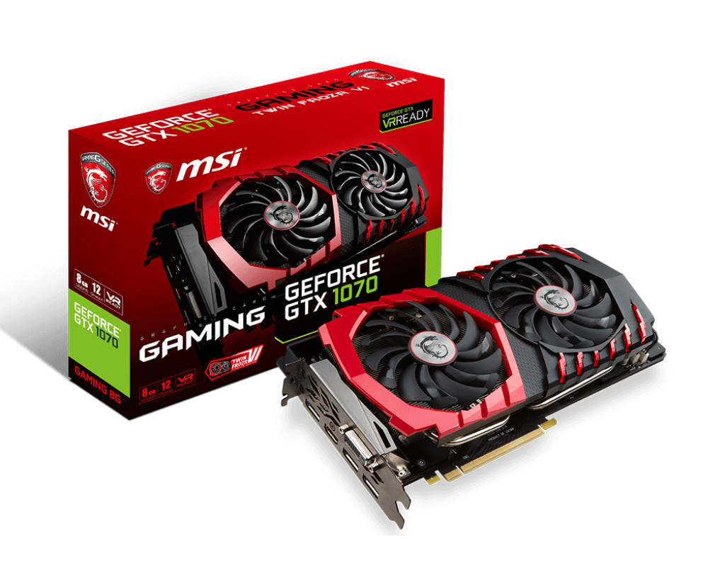 MSI GeForce GTX 1070 GAMING 8G