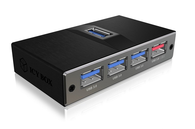 ICY BOX IB-AC617 USB 3.2 Gen 1 (3.1 Gen 1) Type-A 5000 Mbit/s Black – image 2