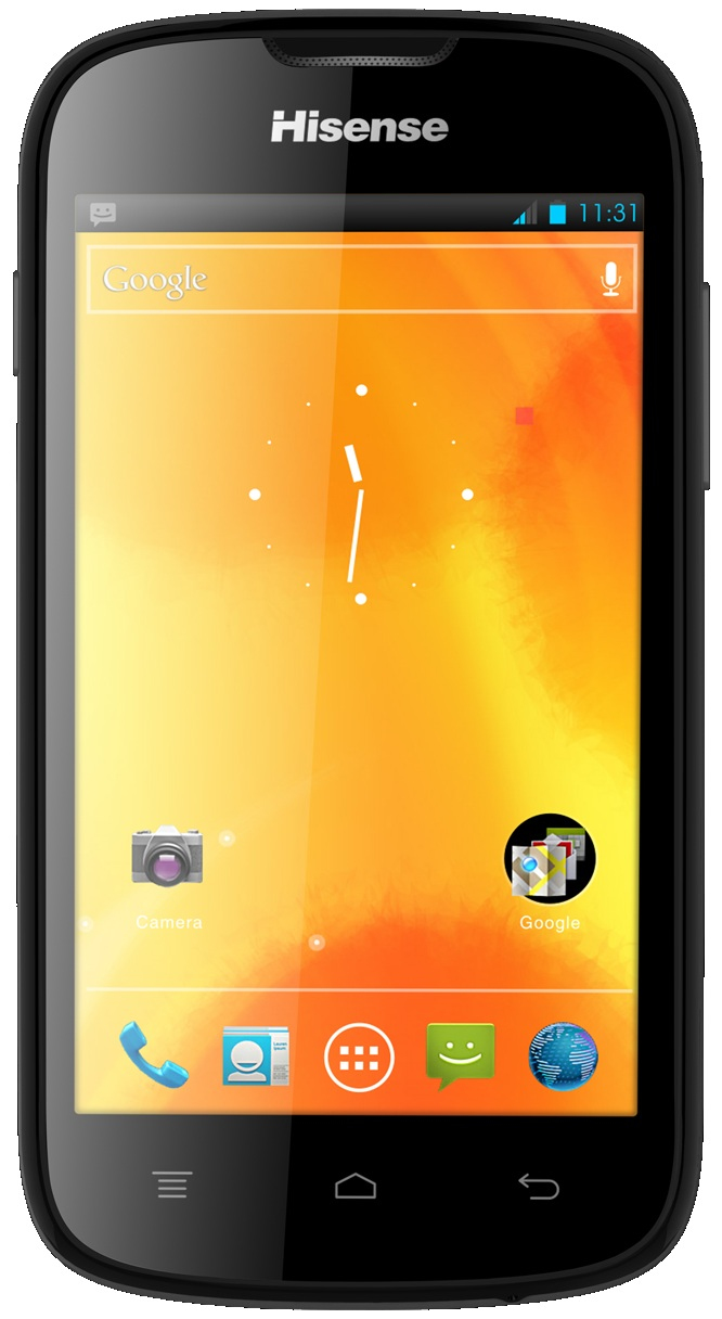 Hisense U912a 10.2 cm (4") Android 4.0 3G 0.5 GB 4 GB 1650 mAh Black – image 1