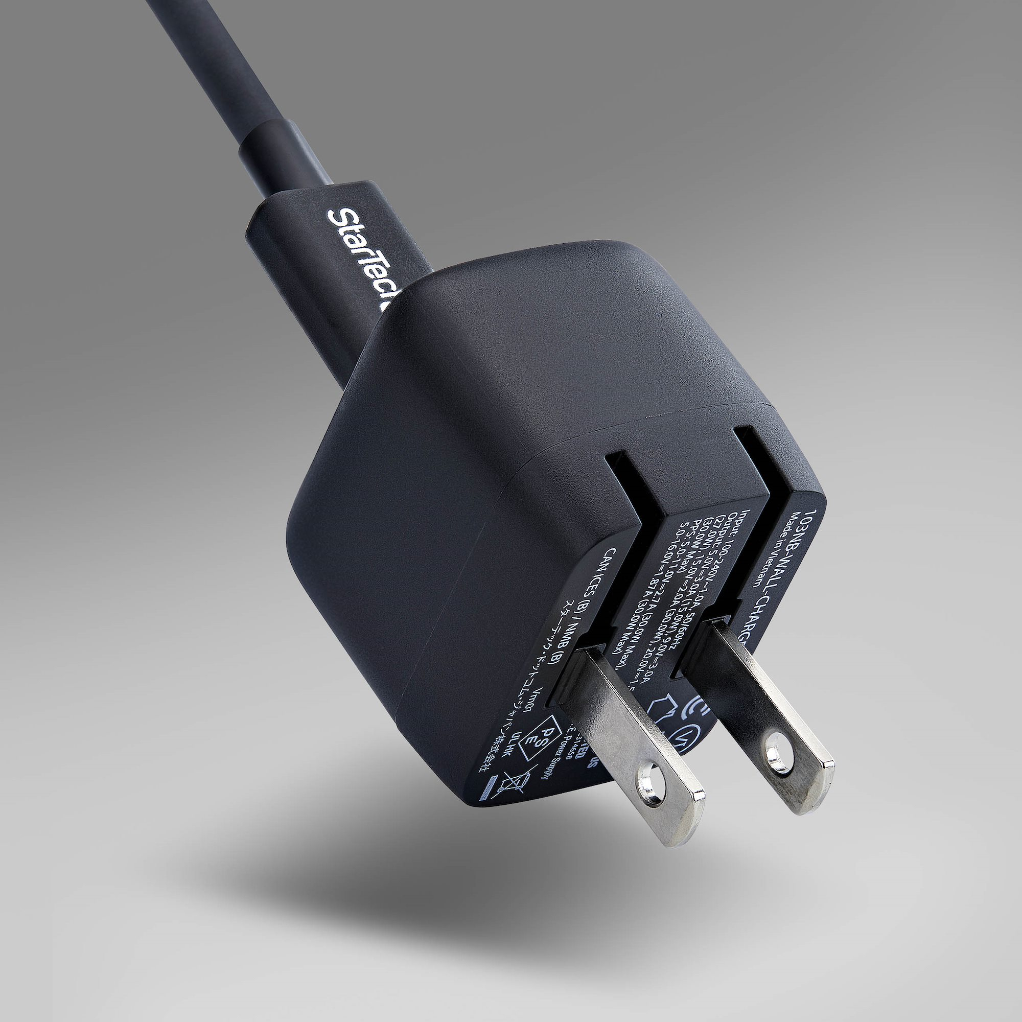 StarTech.com 30W USB‑C Wall Charger, Portable GaN Charger with USB Power Delivery Fast Charging, GaN – image 5