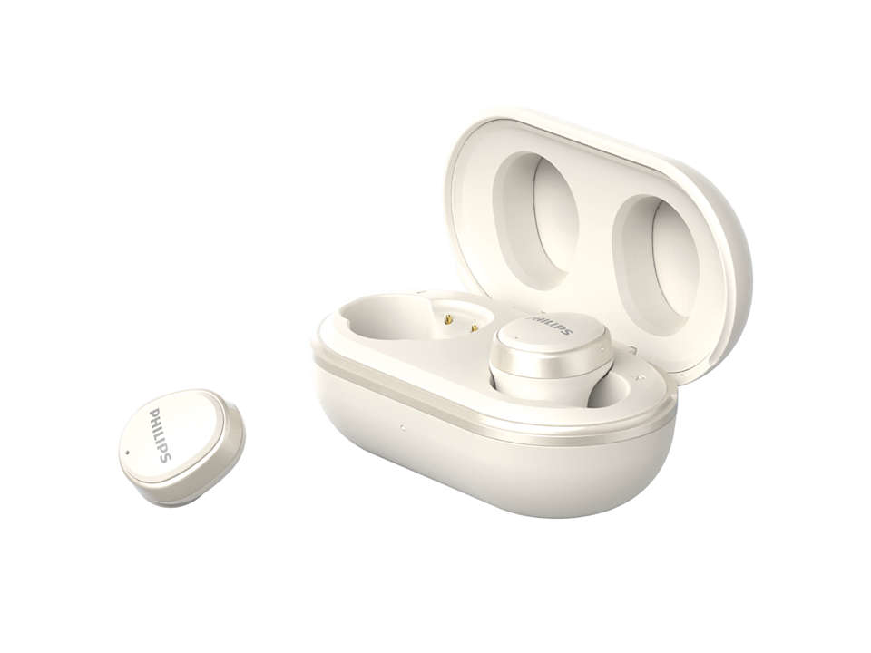 Philips 4000 series TAT4556WT/00 headphones/headset Wireless In-ear Bluetooth White – image 2