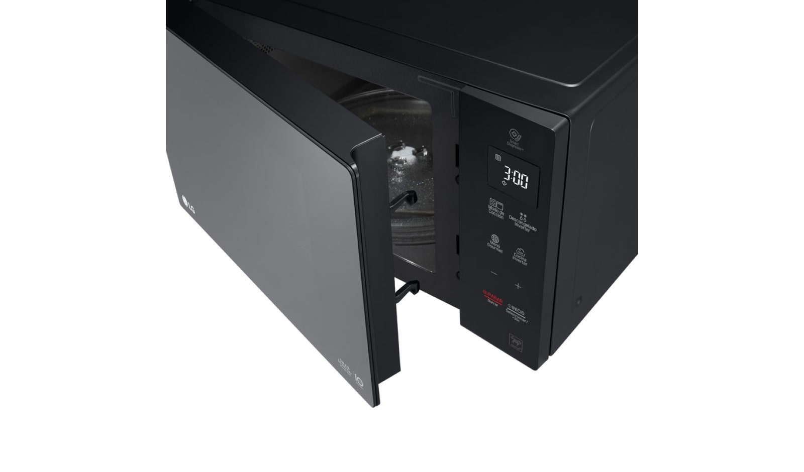 LG MH1536GIR microwave Black, Grey Combination microwave Countertop – image 4