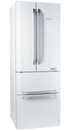 Hotpoint E4DAAWC side-by-side refrigerator Freestanding