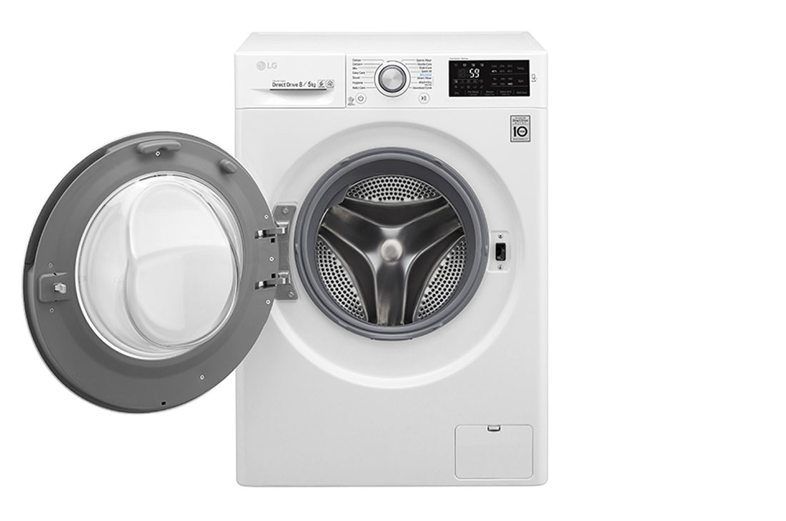 LG FWJ685WN washer dryer Freestanding Front-load Blue, White – image 2
