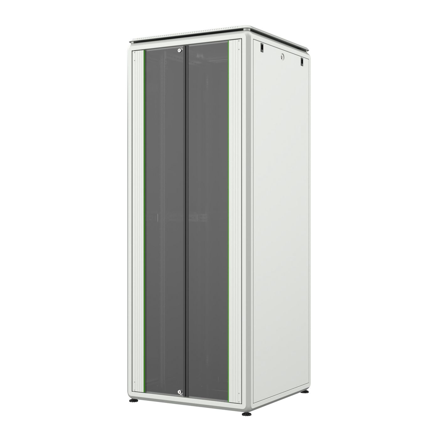 Lanview RDL42U88WH rack cabinet 42U Freestanding rack White – image 1