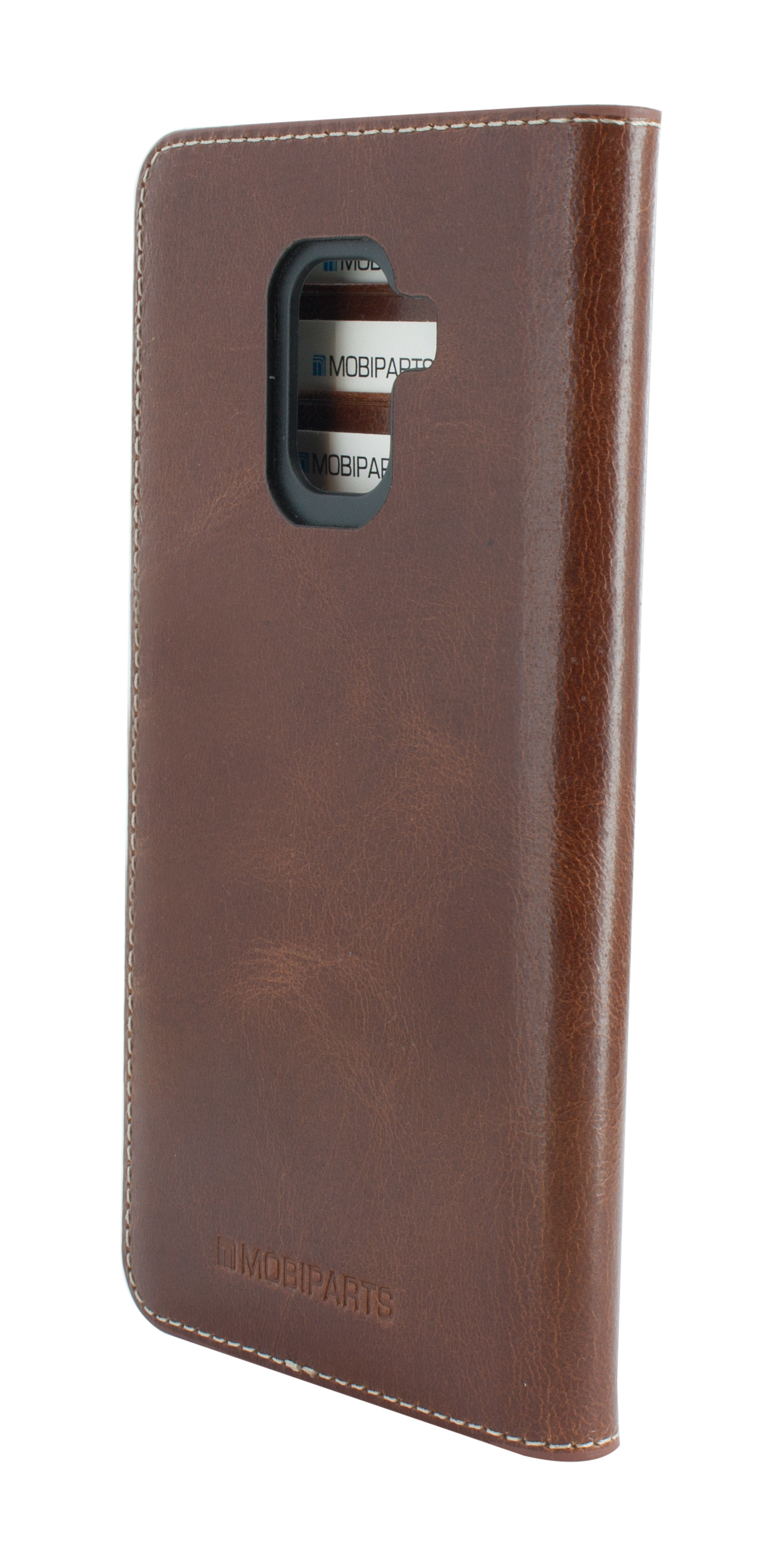 Mobiparts Excellent Wallet Case Samsung Galaxy A8 (2018) Oaked Cognac – image 3