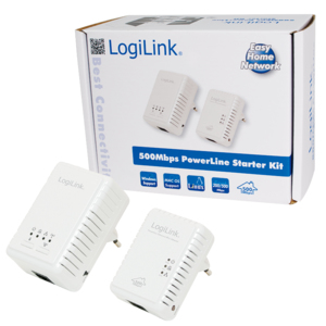 LogiLink PL0013 PowerLine network adapter 500 Mbit/s Ethernet LAN Wi-Fi White 2 pc(s) – image 3