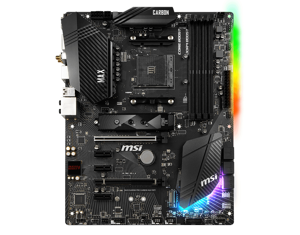 MSI B450 GAMING PRO CARBON MAX WIFI – image 2
