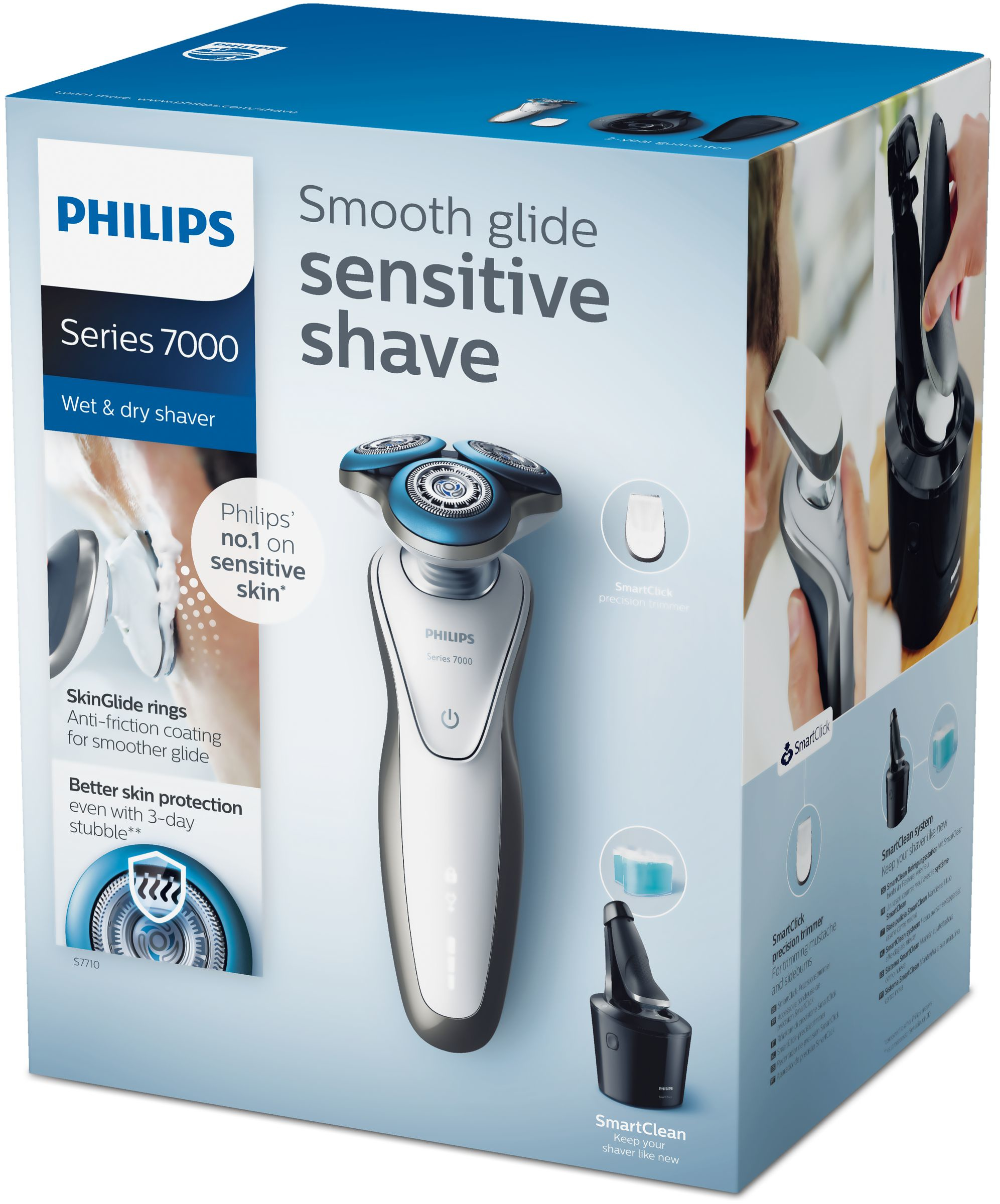 Philips SHAVER Series 7000 Wet and dry electric shaver S7710/26 – image 2