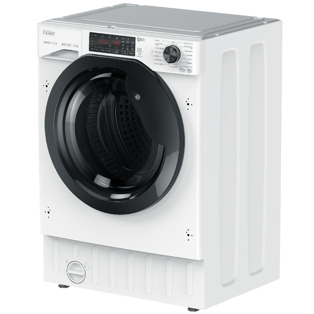 Haier HWDQ90B416FWB-RU washer dryer Built-in Front-load White – image 5