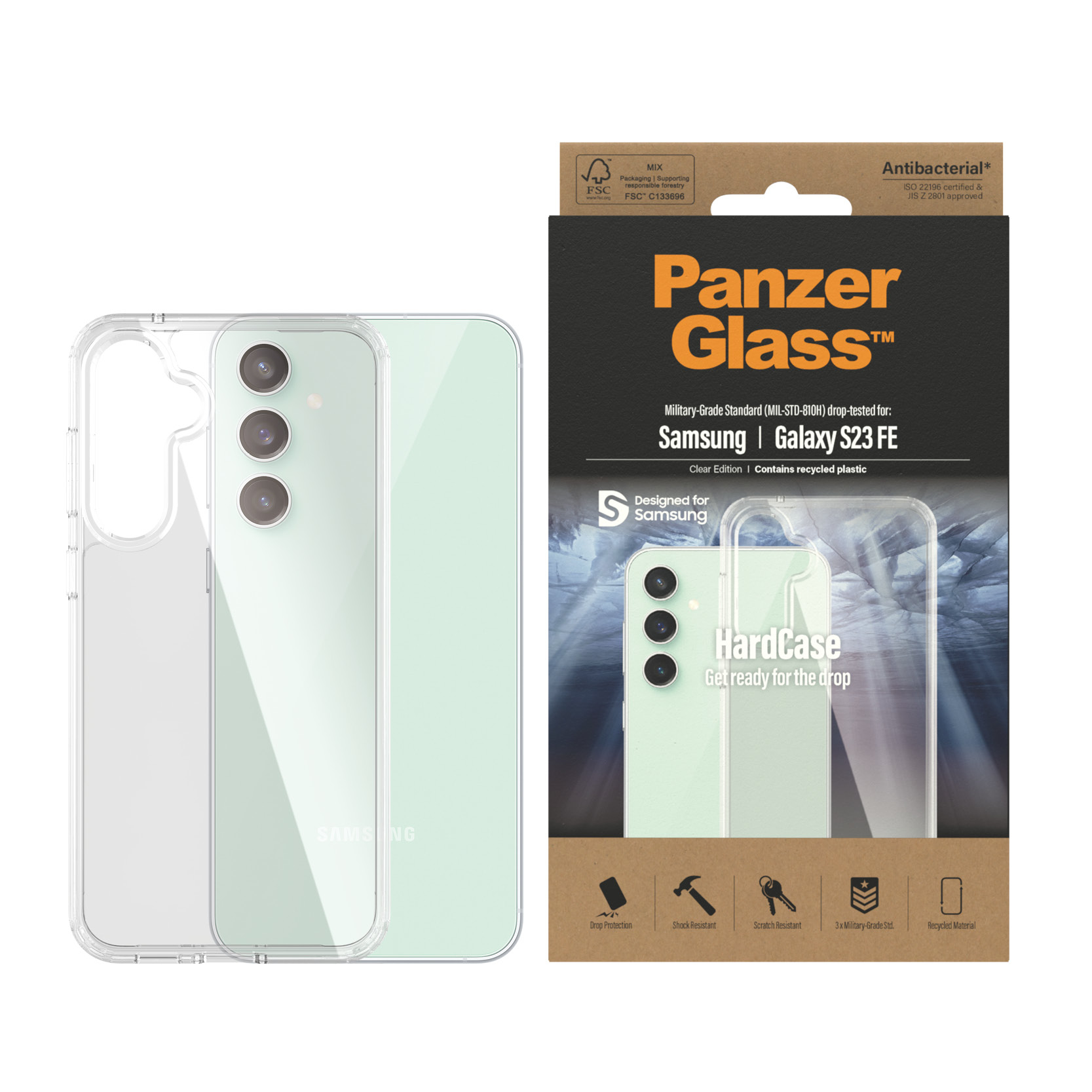 PanzerGlass® HardCase Transparent for Samsung Galaxy S FE 2023 – image 2
