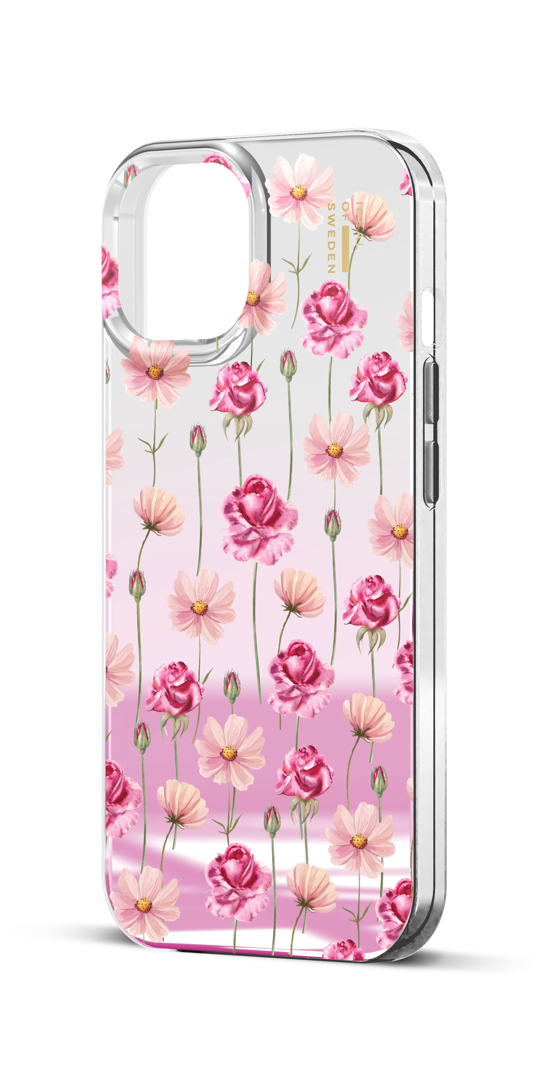 iDeal of Sweden Mirror Case iPhone 13 / 14 / 15 / 16e / 17e Rose Blush Floral