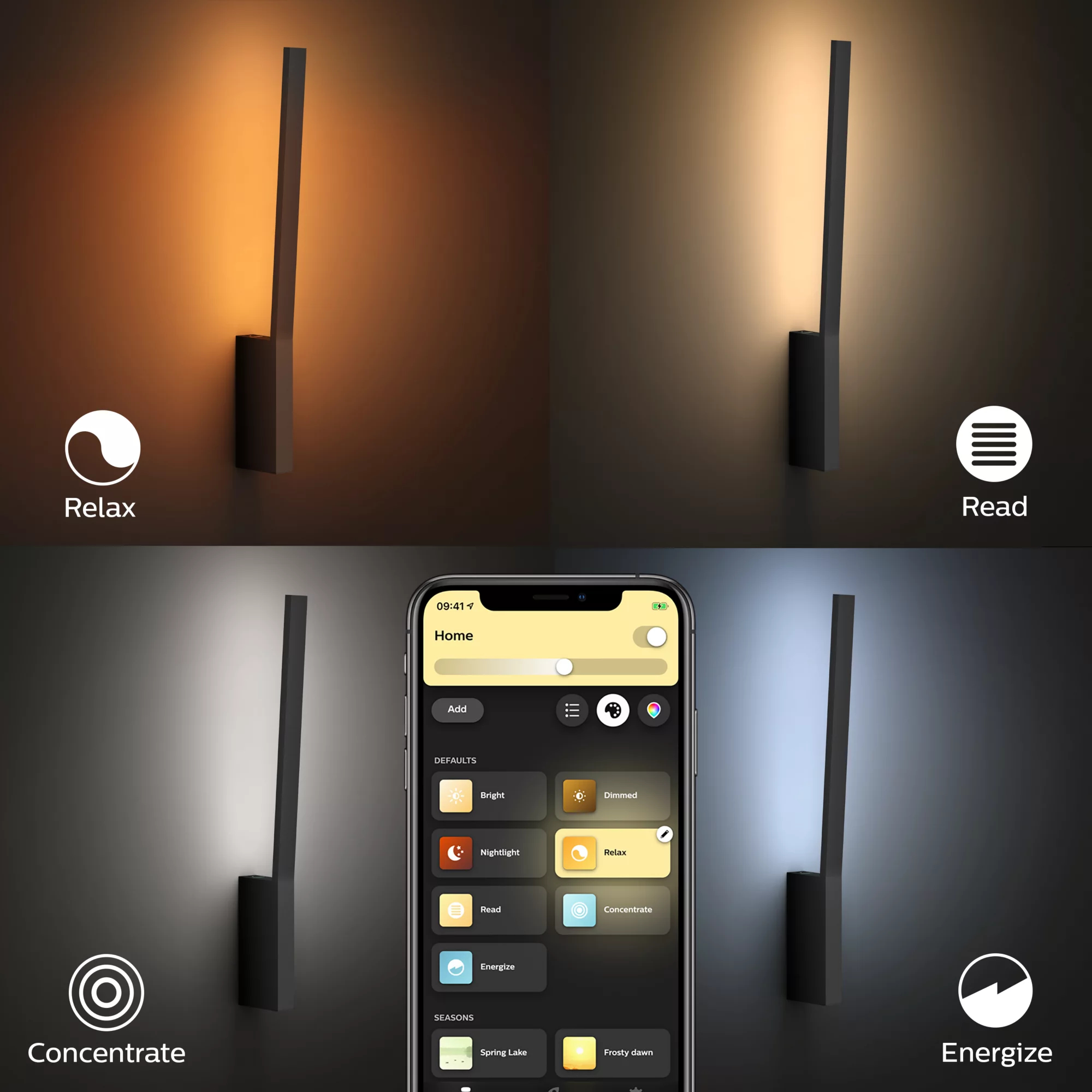 Philips by Signify Philips Hue White and colour ambience Liane wall light – image 7