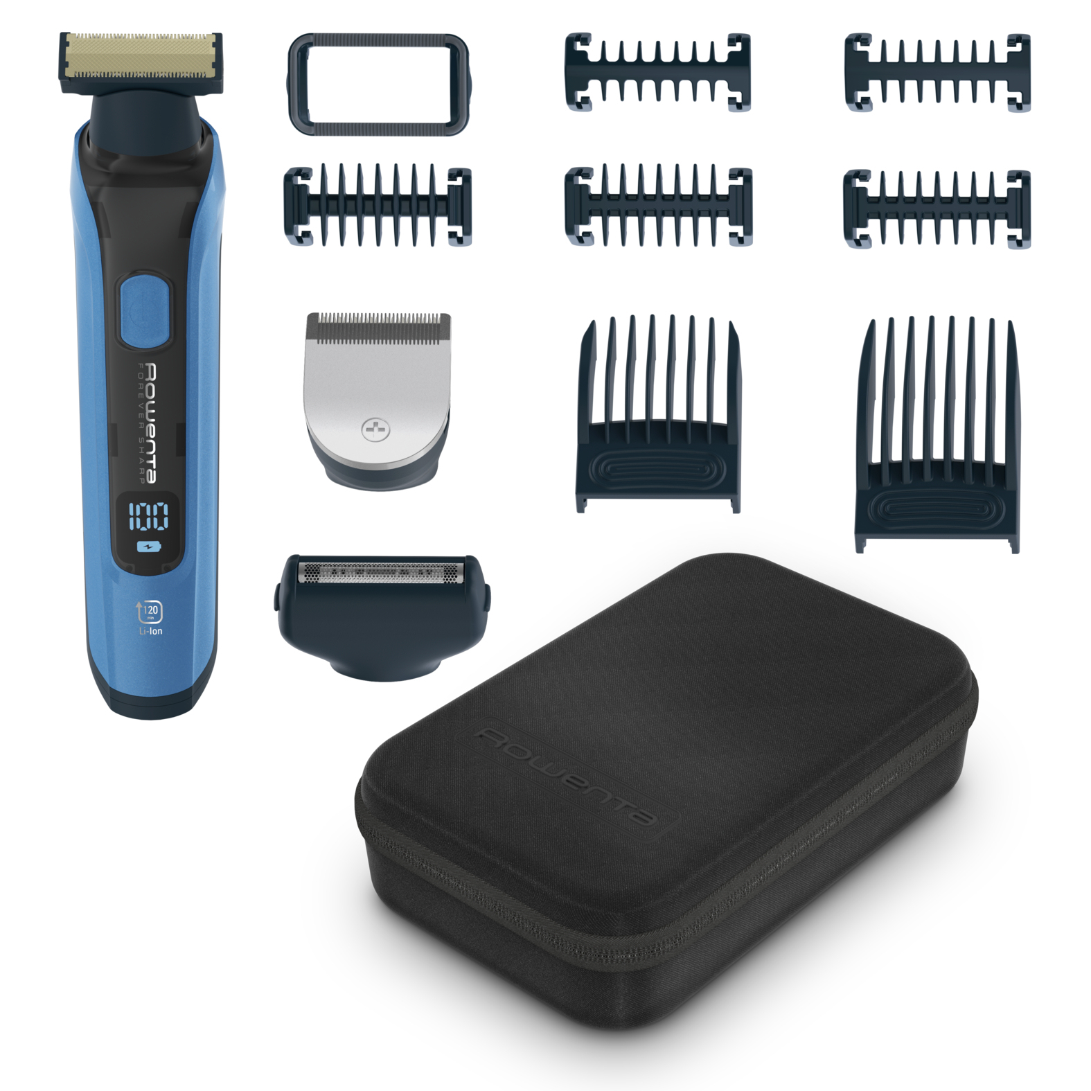 Rowenta FOREVER SHARP ULTIMATE TN6200 Black, Blue Lithium-Ion (Li-Ion) – image 7
