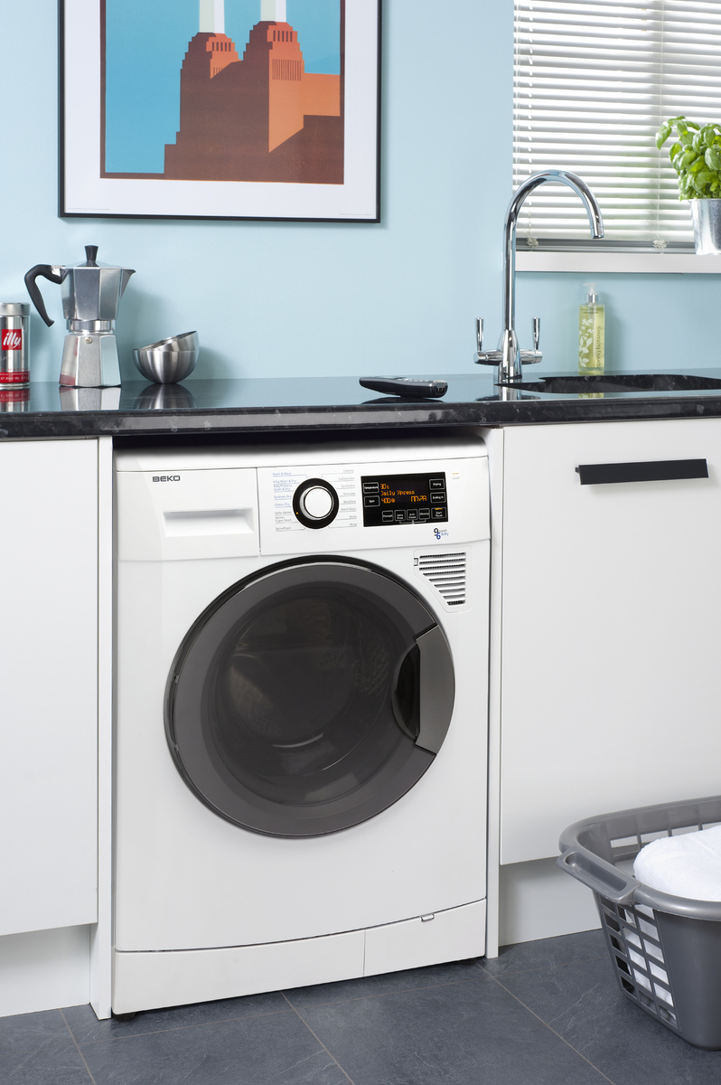 Beko WDA91440W washer dryer Freestanding Front-load White – image 3