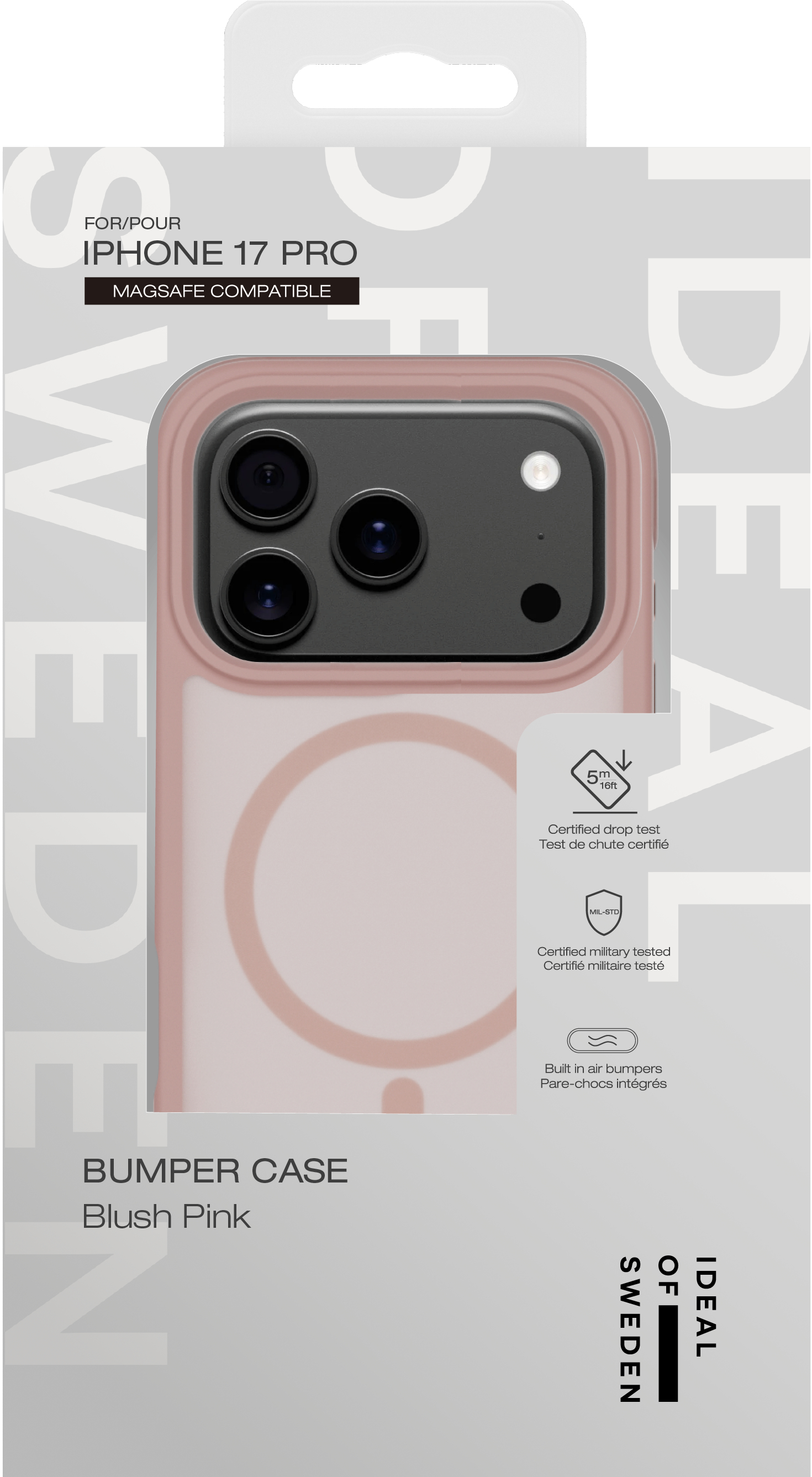 iDeal of Sweden Ideal Bumper Case MagSafe iPhone 17 Pro Blush Pink – image 3