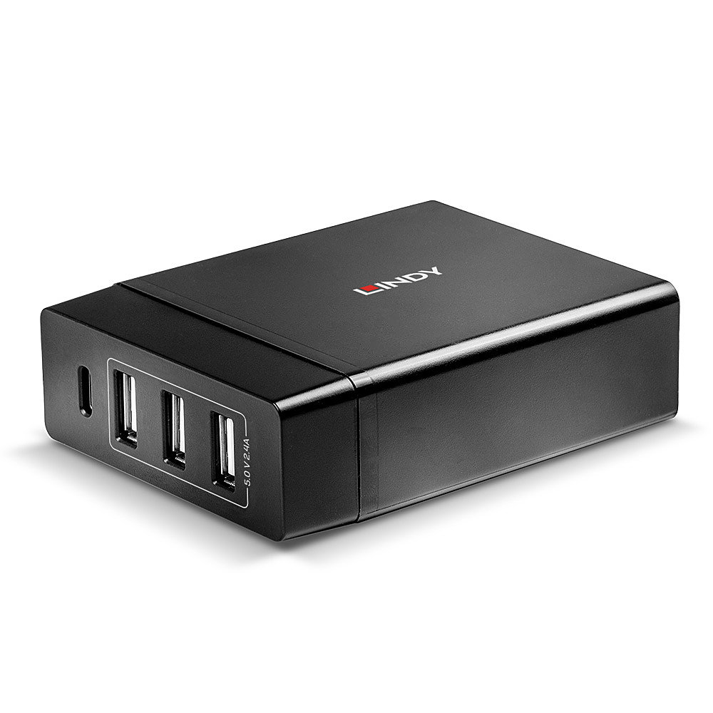 Lindy 4 Port USB Type C and A Smart Charger with Power Delivery – image 5