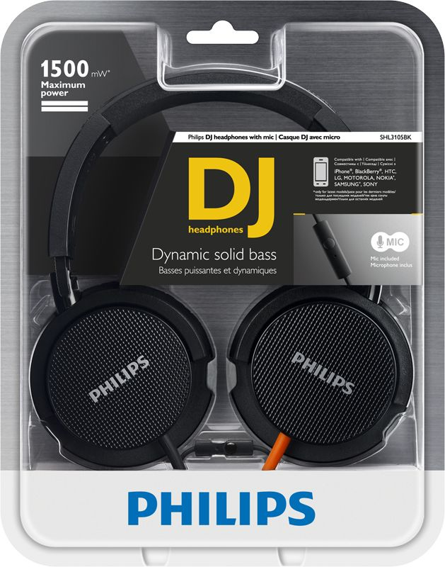 Philips SHL3105BK/00 headphones/headset Wired Head-band Black – image 2