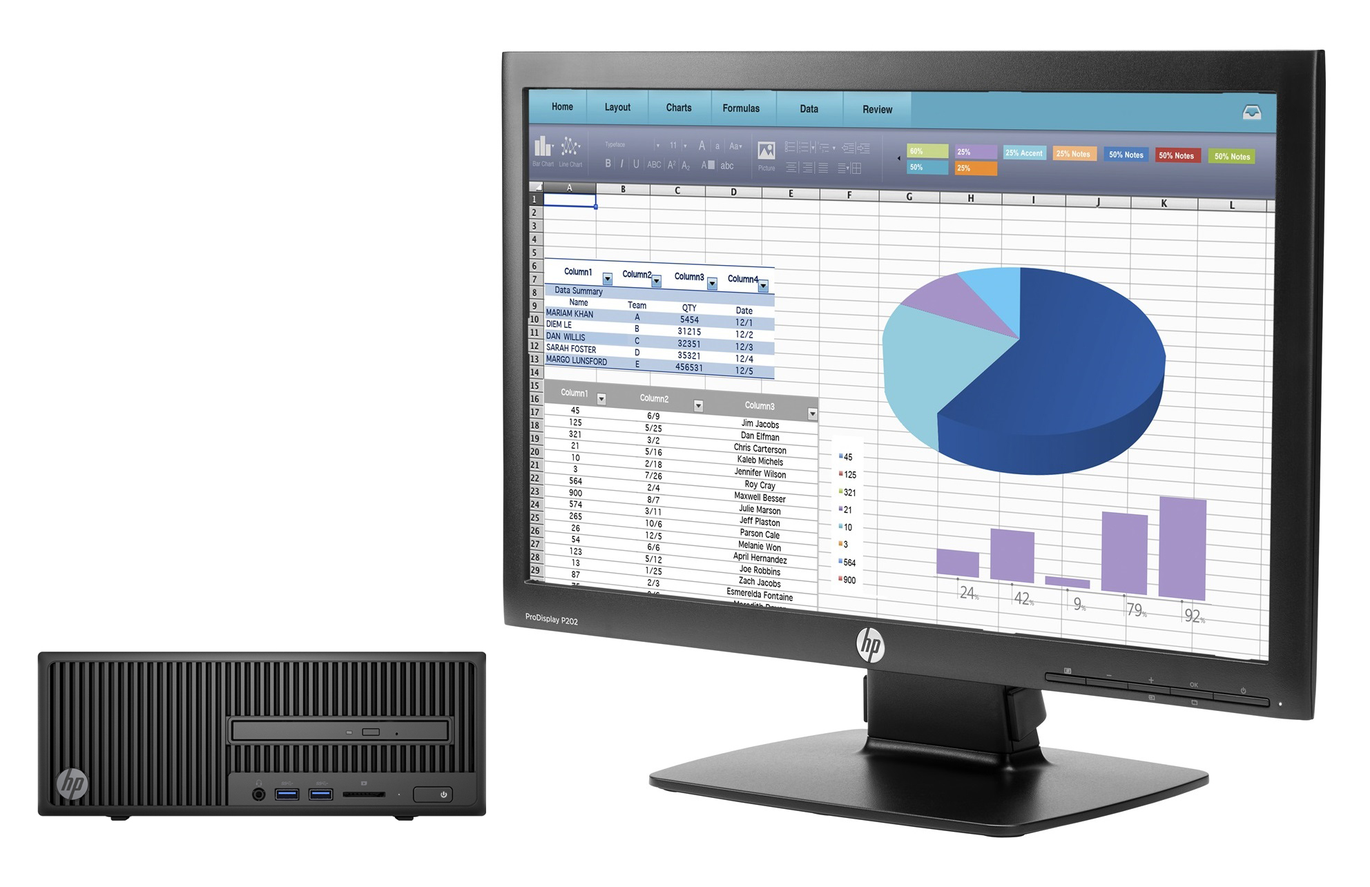 HP 280 G2 SFF + ProDisplay P202