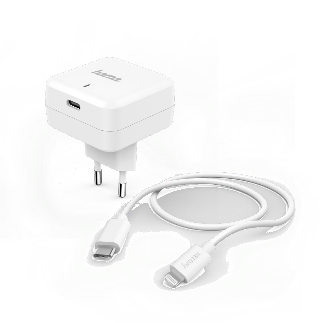 Hama 00183316 mobile device charger Smartphone, Tablet White AC Fast charging Indoor – image 1
