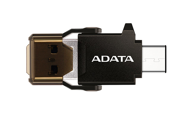 ADATA ACMR3PL-OTG-RBK card reader USB 3.2 Gen 1 (3.1 Gen 1) Type-A/Type-C Black – image 1