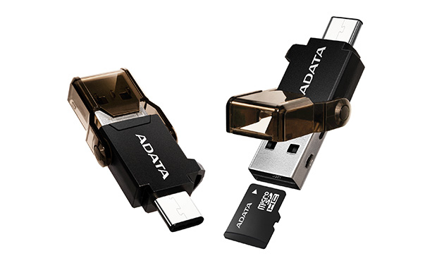 ADATA ACMR3PL-OTG-RBK card reader USB 3.2 Gen 1 (3.1 Gen 1) Type-A/Type-C Black – image 2
