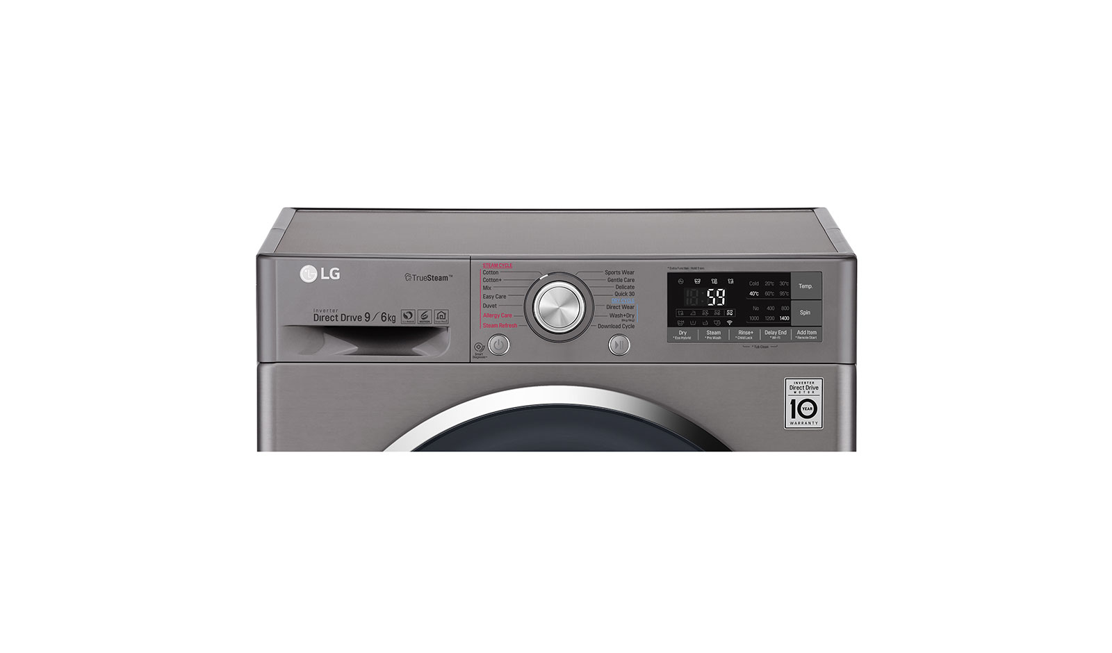 LG F4J8FHP2S washer dryer Freestanding Front-load Brown – image 6