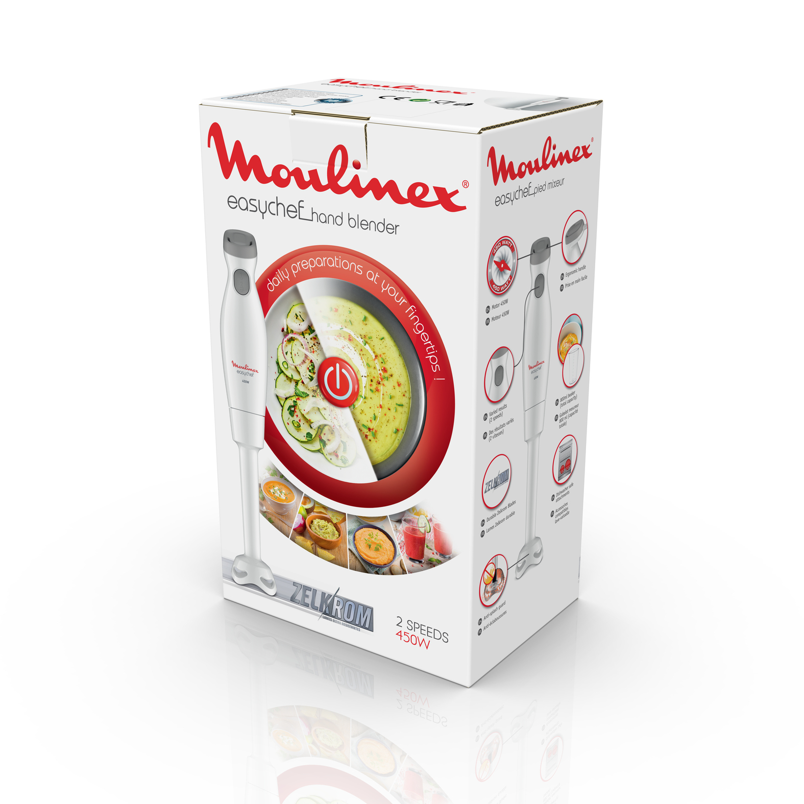 Moulinex DD45A1 0.8 L Immersion blender 450 W White – image 6