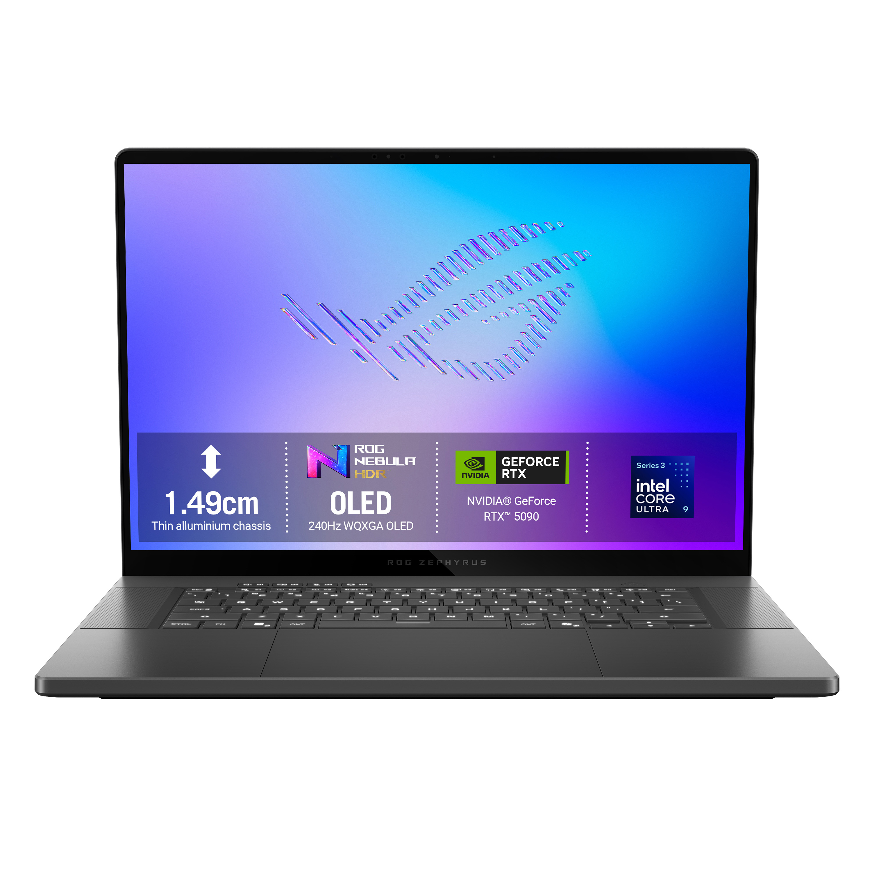ASUS ROG Zephyrus G16 GU606AX-TB002W Intel Core Ultra 9 386H Laptop 40.6 cm (16") 2.5K 64 GB LPDDR5x-SDRAM 2 TB SSD NVIDIA GeForce RTX 5090 Wi-Fi 7 (802.11be) Windows 11 Home Grey