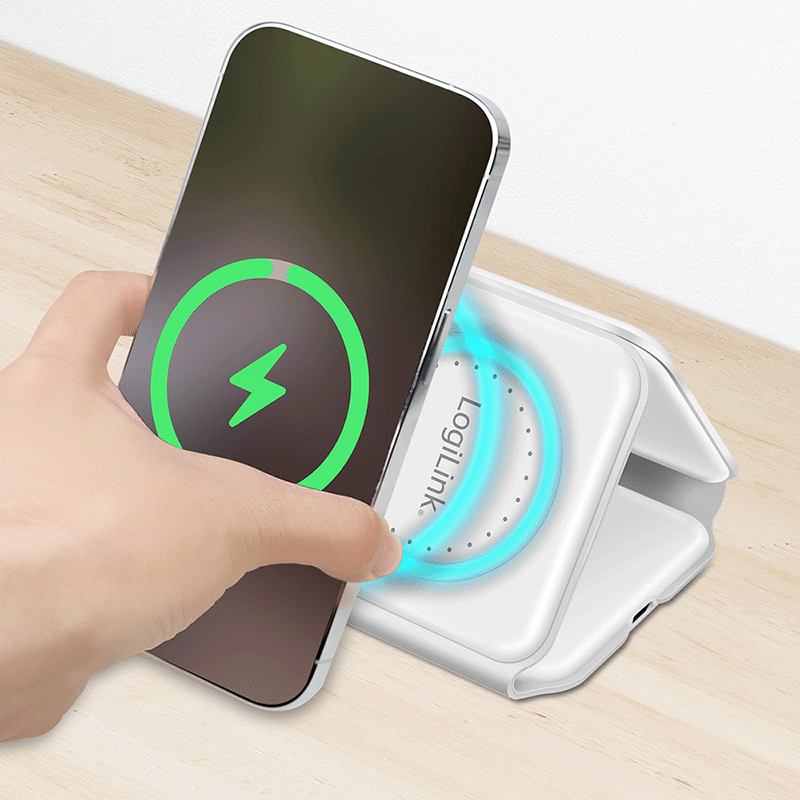 LogiLink PA0344 mobile device charger Universal White USB Wireless charging Fast charging Indoor – image 5