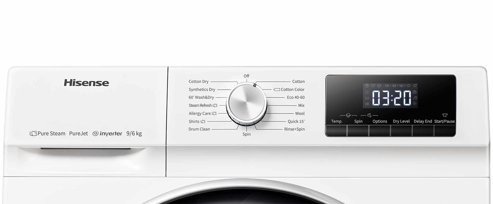 Hisense WDQY901418VJM washer dryer Freestanding Front-load White – image 8