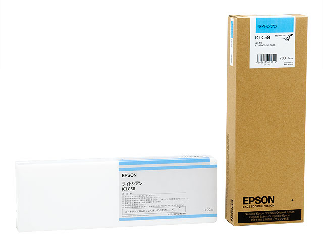 Epson ICLC58 ink cartridge Original Light Cyan