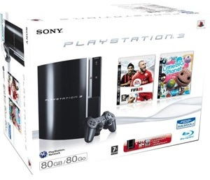 Sony Interactive Entertainment PlayStation 3 80GB + FIFFA09 + Little Big Planet – image 1