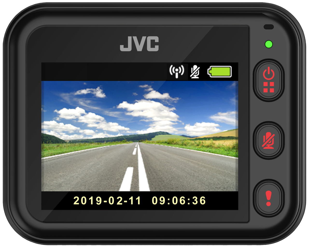 JVC GC-DRE10-S dashcam Full HD Wi-Fi Battery, USB Black – image 2