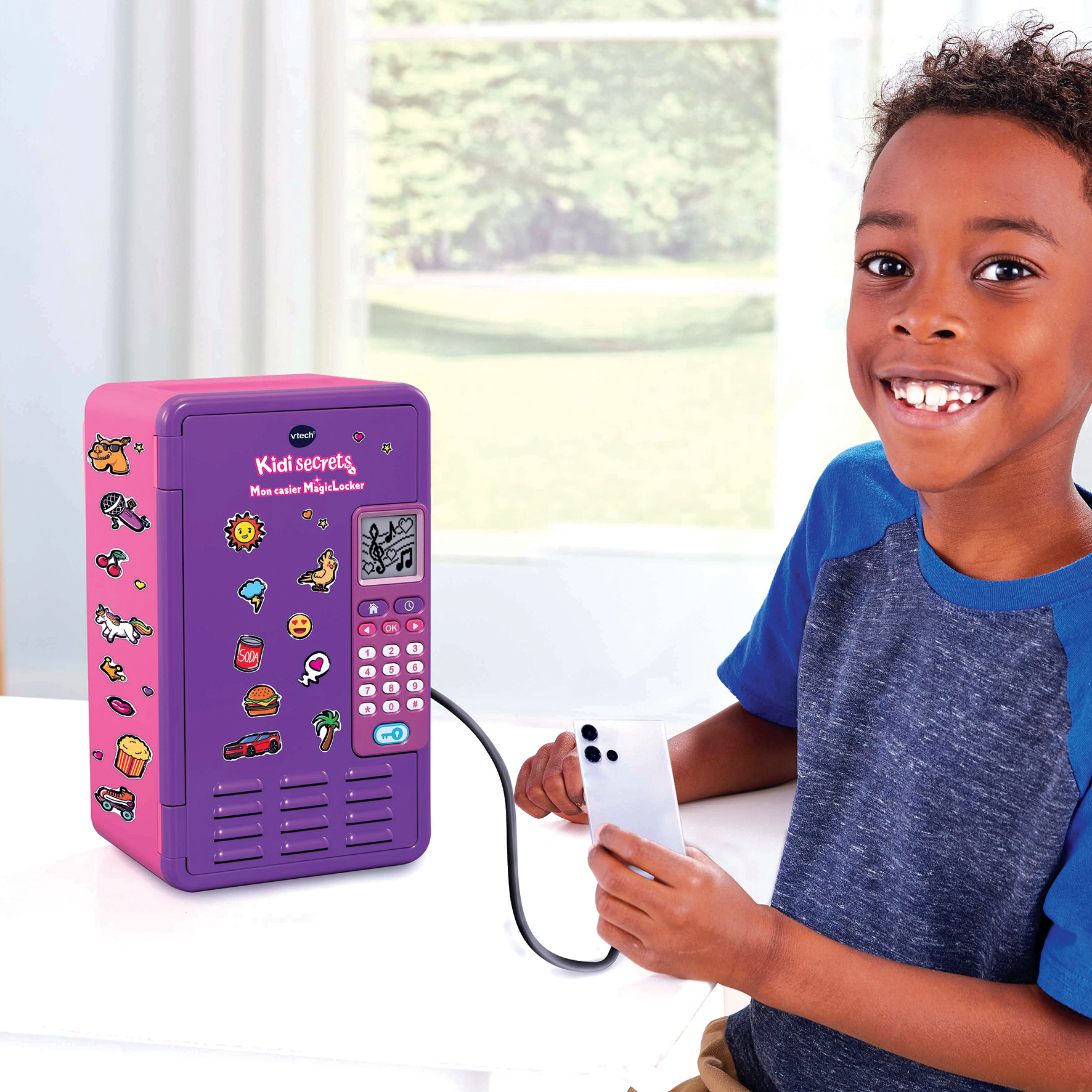 Resim VTech 80-554155 Pembe Plastik Kilitli Dolap Oyuncak