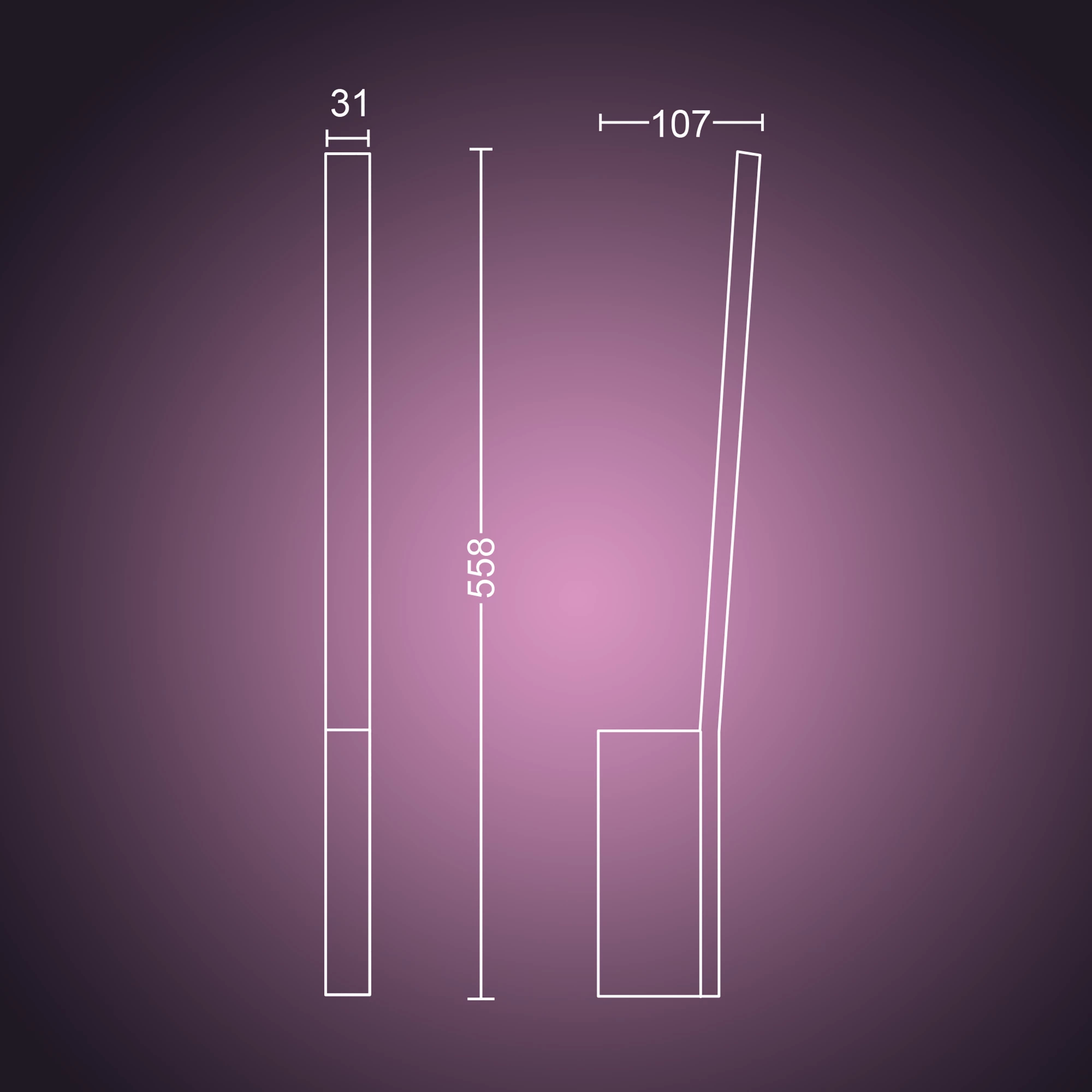 Philips by Signify Philips Hue White and colour ambience Liane wall light – image 4